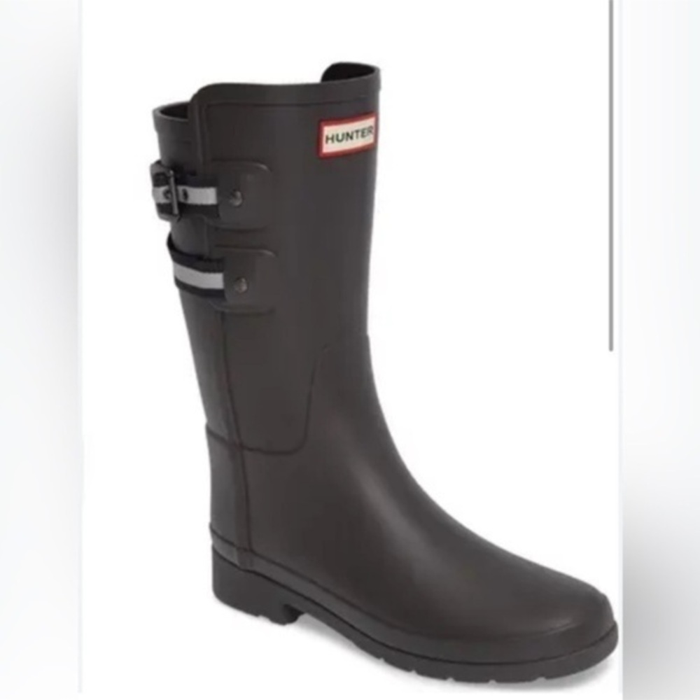 ✨Hunter Dark Gray Rain Boots with Buckle